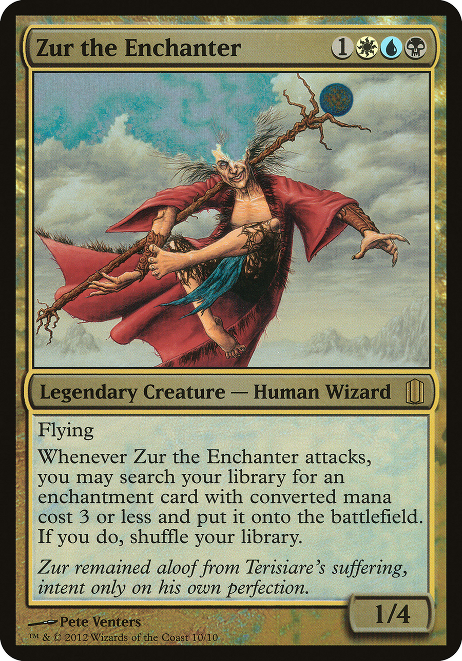 Zur the Enchanter (Commander's Arsenal) (OVER-) - Commander's Arsenal Oversized Foil