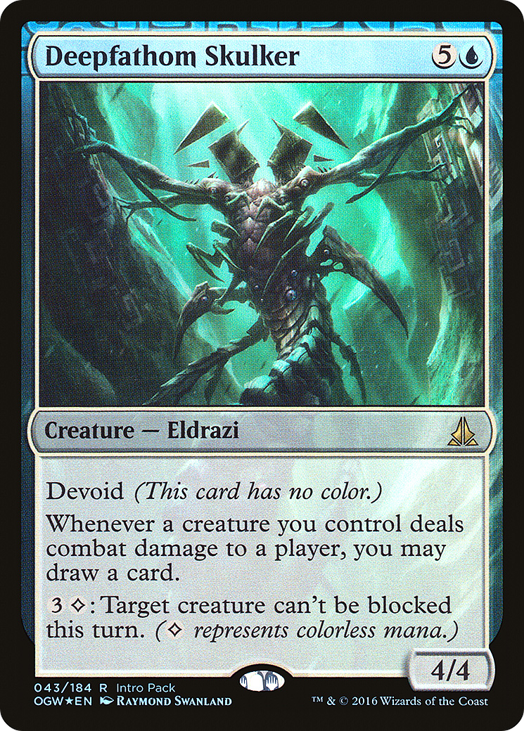 Deepfathom Skulker (UMP-043) - Oath of the Gatewatch Promos: (devoid) Foil