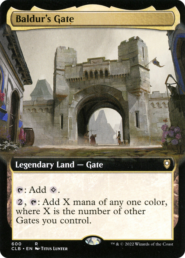 Baldur's Gate (Extended Art) (CLB-600) - Commander Legends: Battle for Baldur's Gate: (Extended Art) Foil