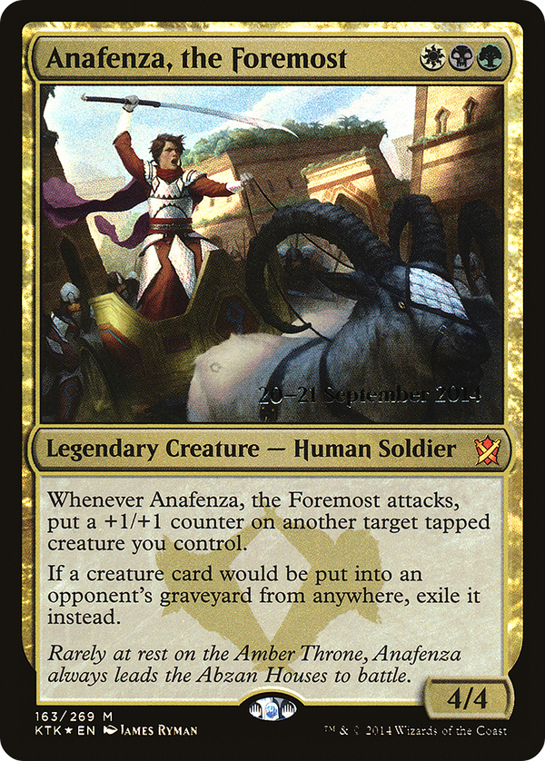 Anafenza, the Foremost (PRE-163) - Khans of Tarkir Promos Foil