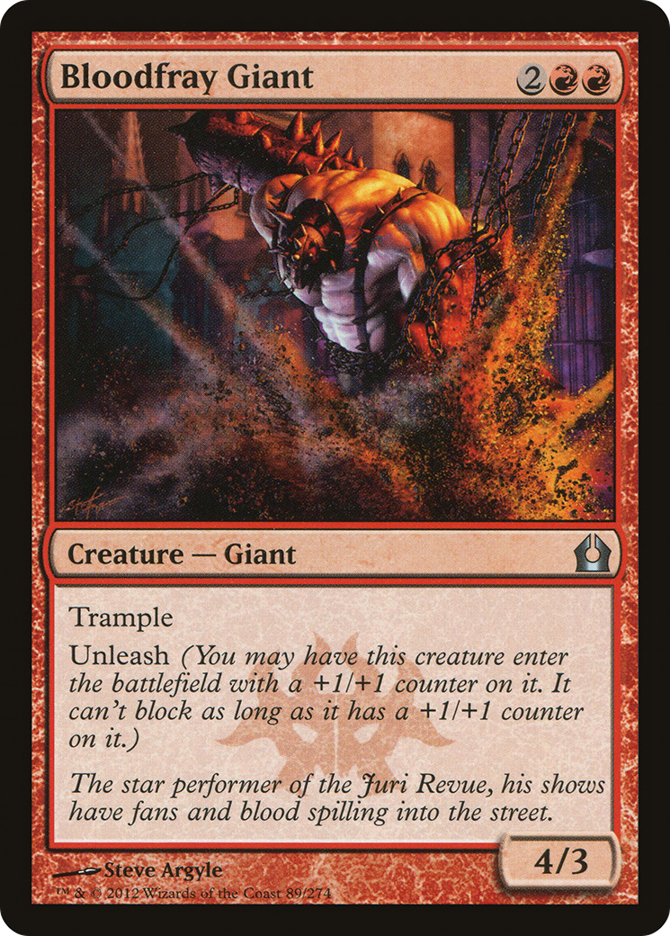 Bloodfray Giant (RTR-089) - Return to Ravnica