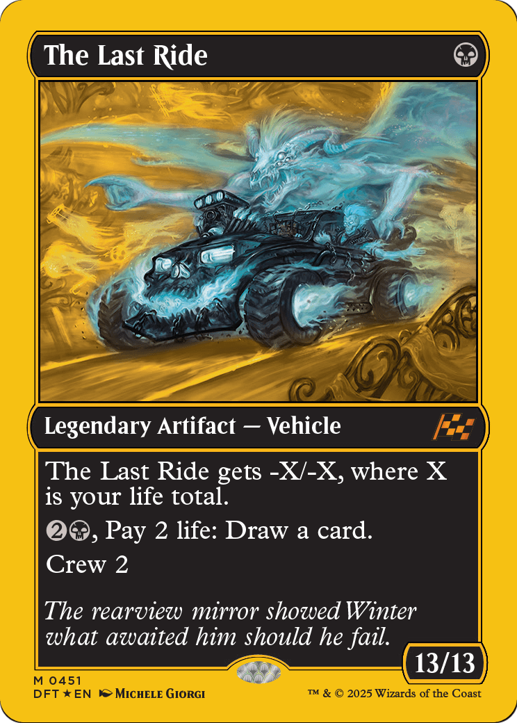 The Last Ride (First-Place Foil) (DFT-451) - Aetherdrift Foil