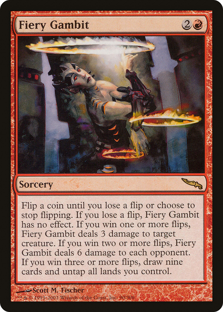 Fiery Gambit (MRD-090) - Mirrodin