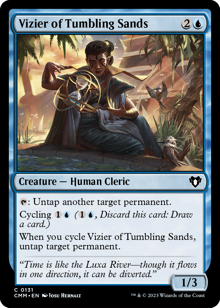 Vizier of Tumbling Sands (CMM-131) - Commander Masters