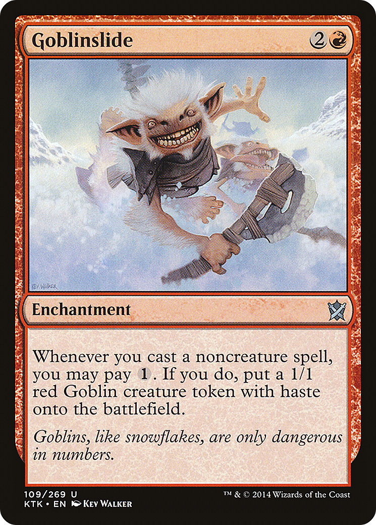 Goblinslide (KTK-109) - Khans of Tarkir