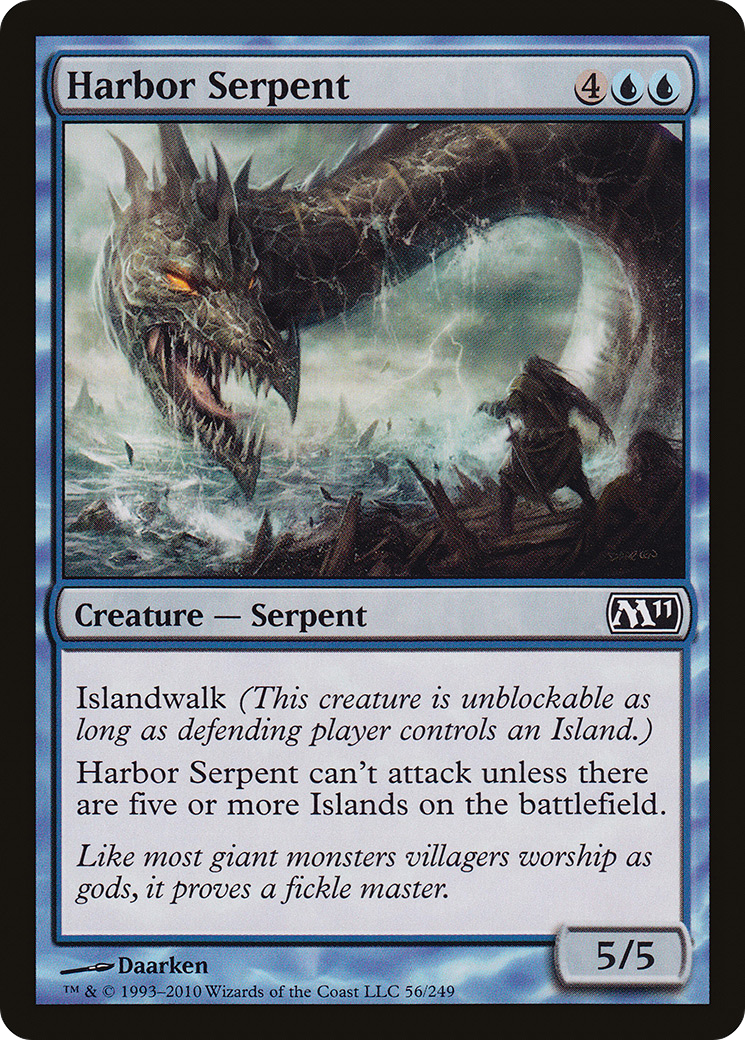Harbor Serpent (M11-056) - Magic 2011 Foil