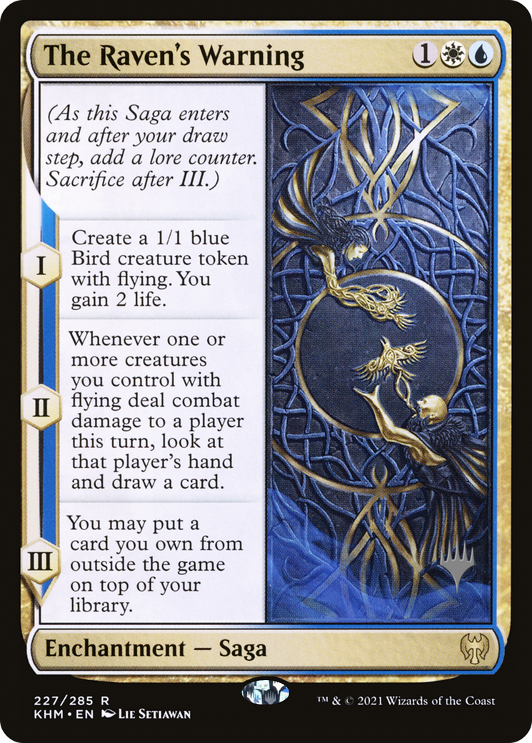 The Raven's Warning (PPKHM-227) - Kaldheim Promos