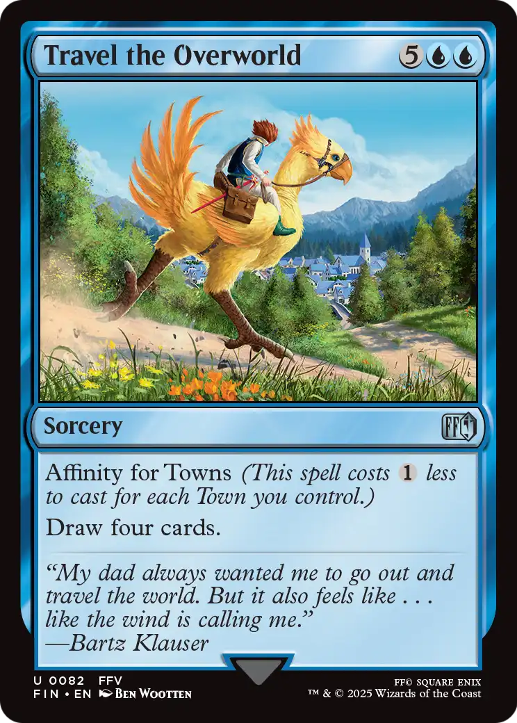 Travel the Overworld (FIN-082) - FINAL FANTASY Foil