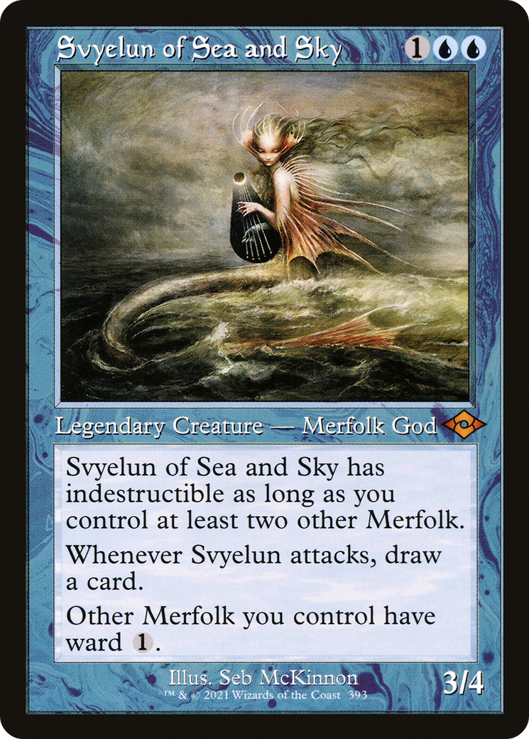 Svyelun of Sea and Sky (Retro Frame) (MH2-393) - Modern Horizons 2 Foil