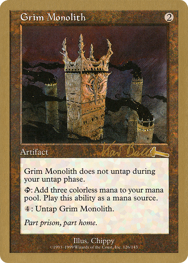 Grim Monolith - 1999 Kai Budde (ULG) (WCD-) - World Championship Decks 1999