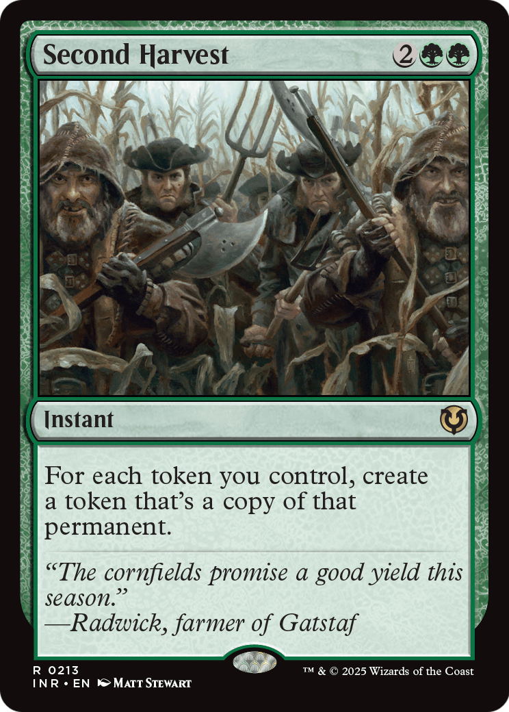 Second Harvest (INR-213) - Innistrad Remastered