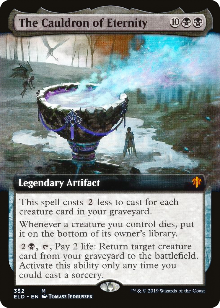 The Cauldron of Eternity (Extended Art) (ELD-352) - Throne of Eldraine: (Extended Art)