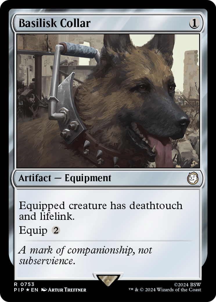 Basilisk Collar (Surge Foil) (PIP-753) - Fallout Foil