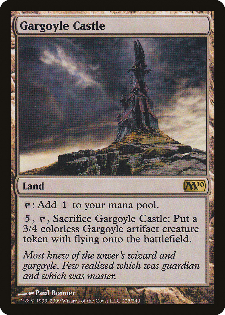 Gargoyle Castle (M10-225) - Magic 2010 Foil