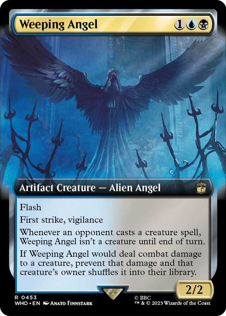 Weeping Angel (Extended Art) (WHO-453) - Doctor Who: (Extended Art) Foil