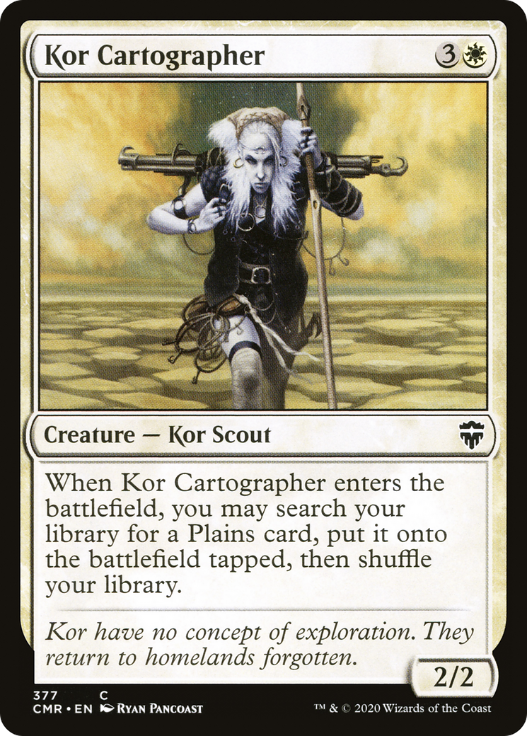 Kor Cartographer (377) (CMR-377) - Commander Legends