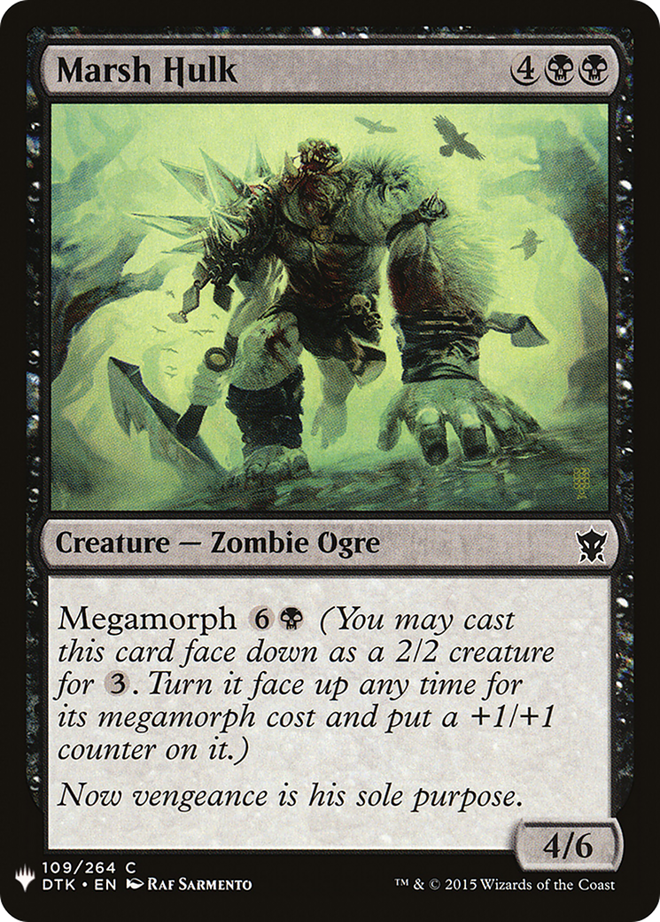 Marsh Hulk (LIST-109) - The List