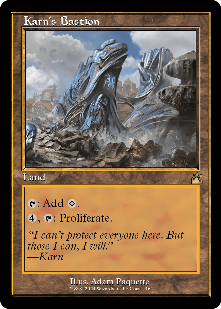Karn's Bastion (Retro Frame) (RVR-464) - Ravnica Remastered