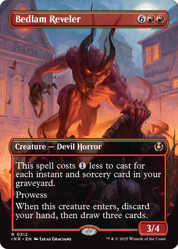 Bedlam Reveler (Borderless) (INR-312) - Innistrad Remastered