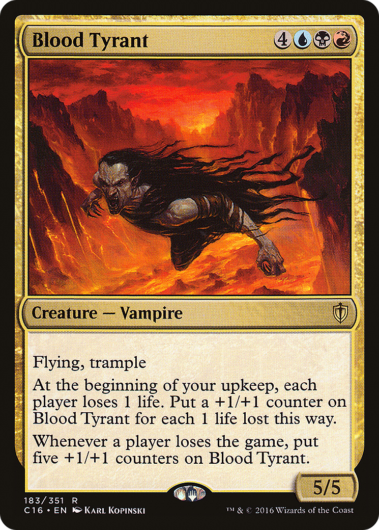 Blood Tyrant (C16-183) - Commander 2016