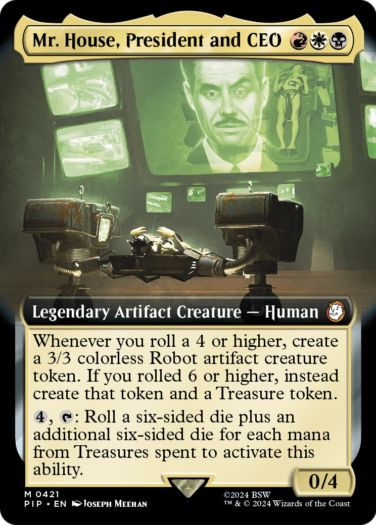 Mr. House, President and CEO (Extended Art) (PIP-421) - Fallout: (Extended Art)