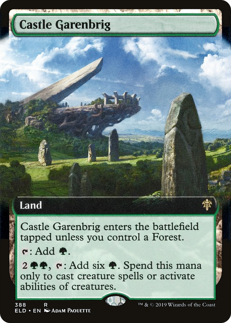 Castle Garenbrig (Extended Art) (ELD-388) - Throne of Eldraine: (Extended Art)
