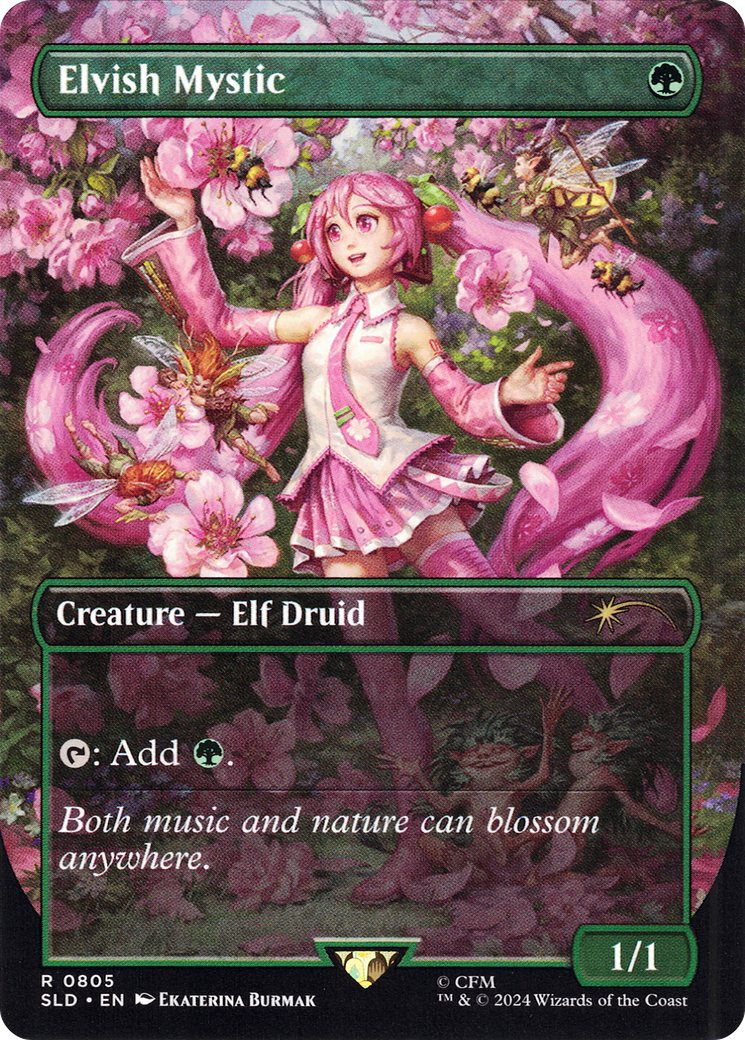 Elvish Mystic (0805) (SLD-805) - Secret Lair Drop