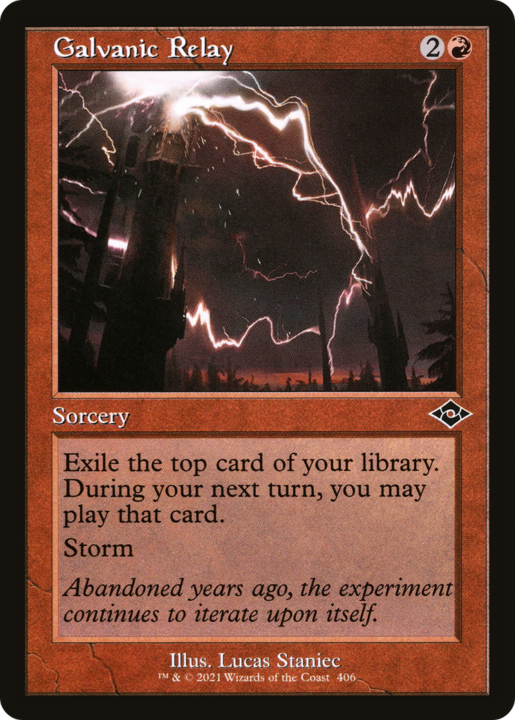 Galvanic Relay (Retro Frame) (MH2-406) - Modern Horizons 2 Foil