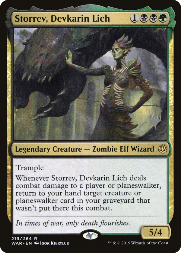 Storrev, Devkarin Lich (PPELD-219) - War of the Spark Promos