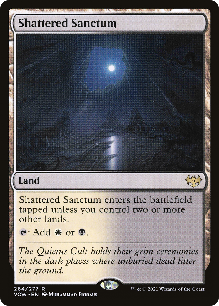 Shattered Sanctum (VOW-264) - Innistrad: Crimson Vow Foil