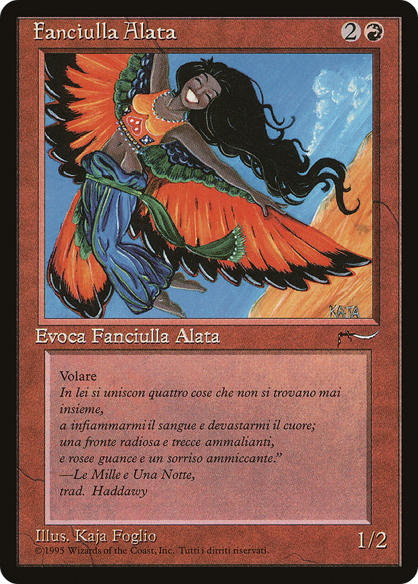 Bird Maiden (Italian) - "Fanciulla Alata" (REN-) - Rinascimento