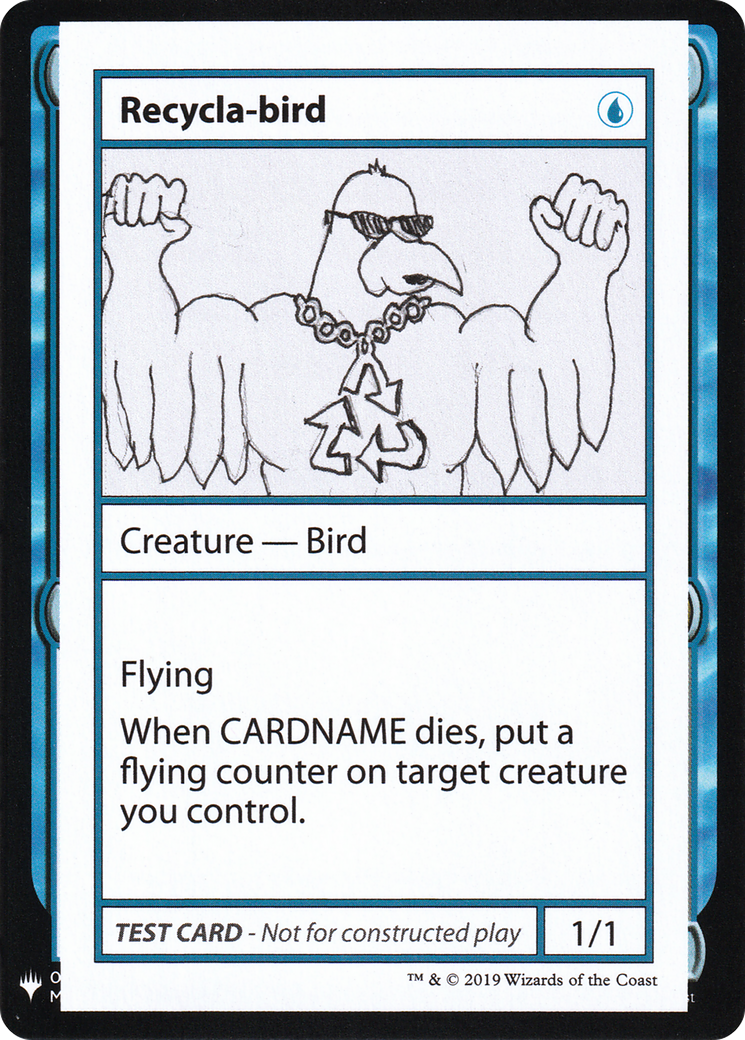 Recycla-bird (CMB1-) - Mystery Booster Playtest Cards 2019