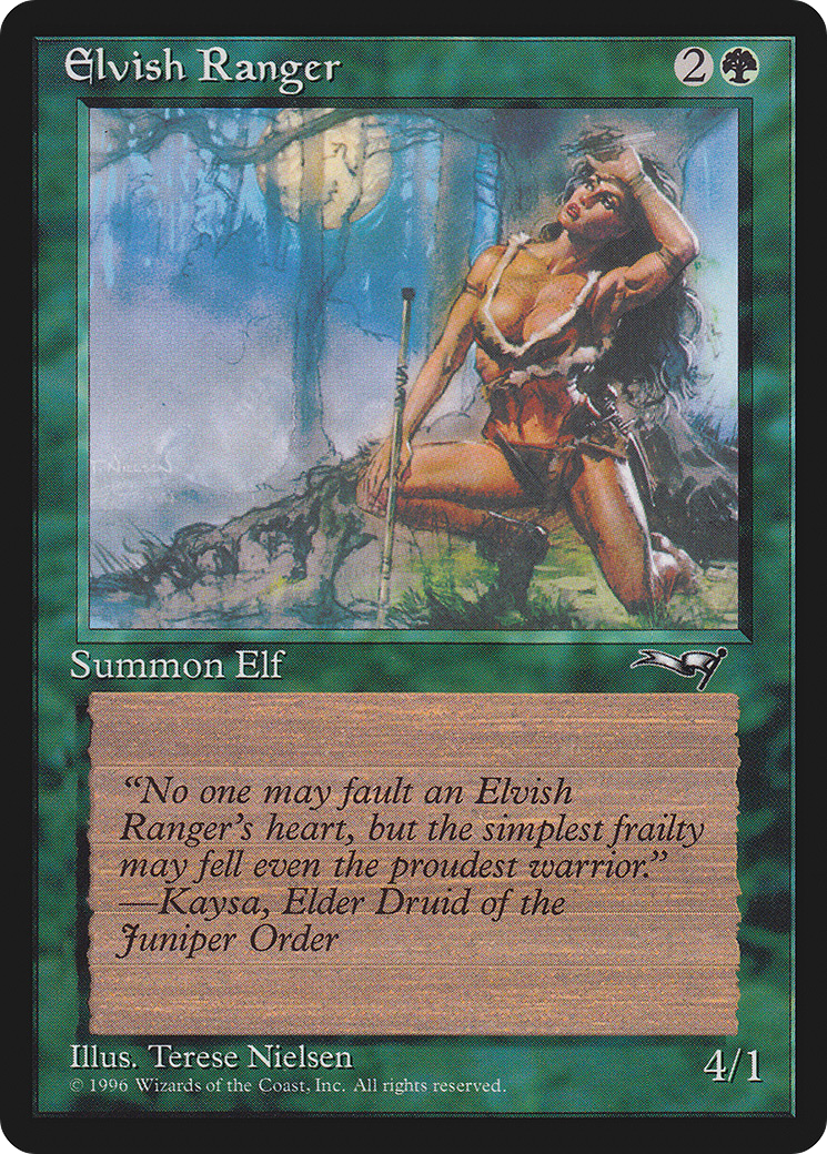 Elvish Ranger (Female) (ALL-068) - Alliances