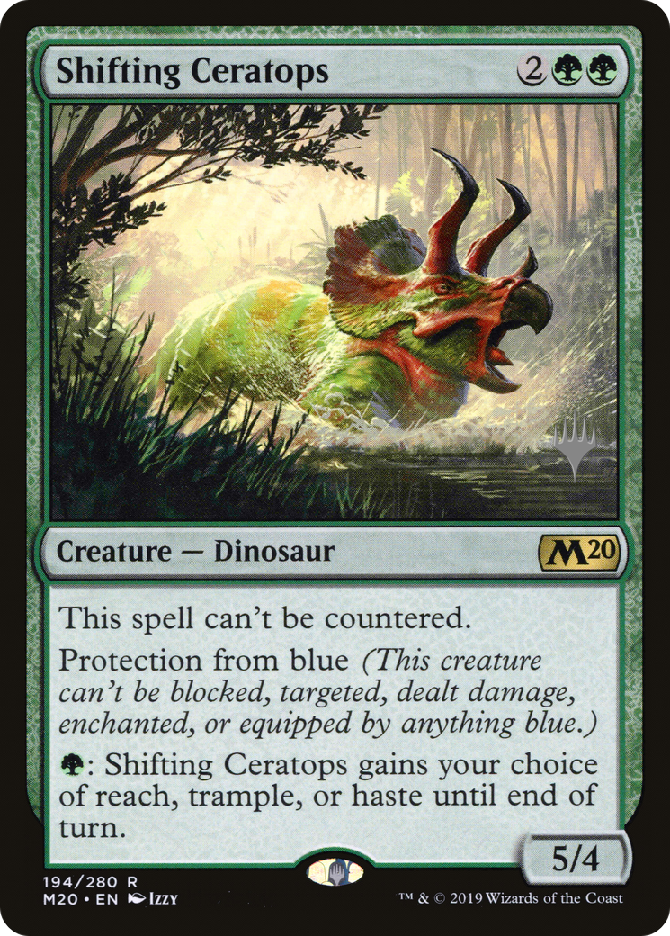 Shifting Ceratops (PPM20-194) - Core Set 2020 Promos