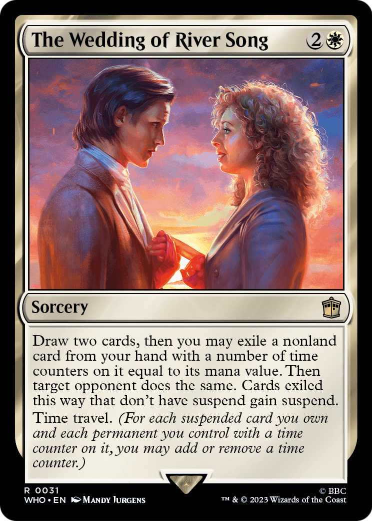 The Wedding of River Song (WHO-031) - Doctor Who Foil