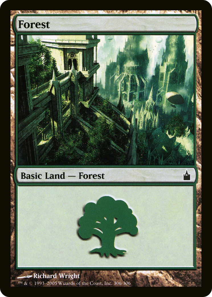 Forest (306) (RAV-306) - Ravnica: City of Guilds