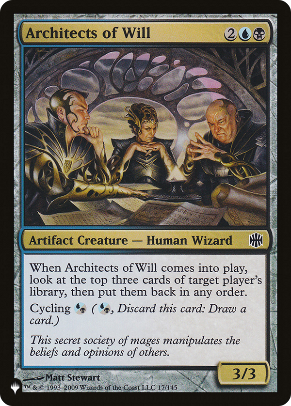 Architects of Will (LIST-17/145) - The List