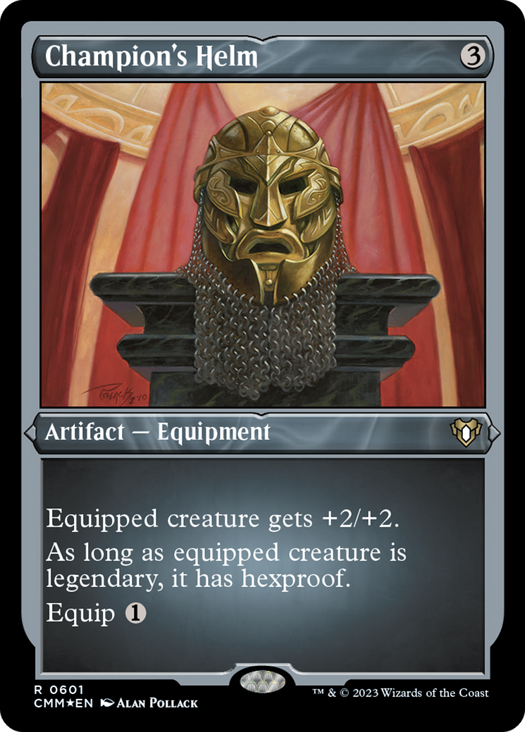 Champion's Helm (Foil Etched) (CMM-601) - Commander Masters Foil