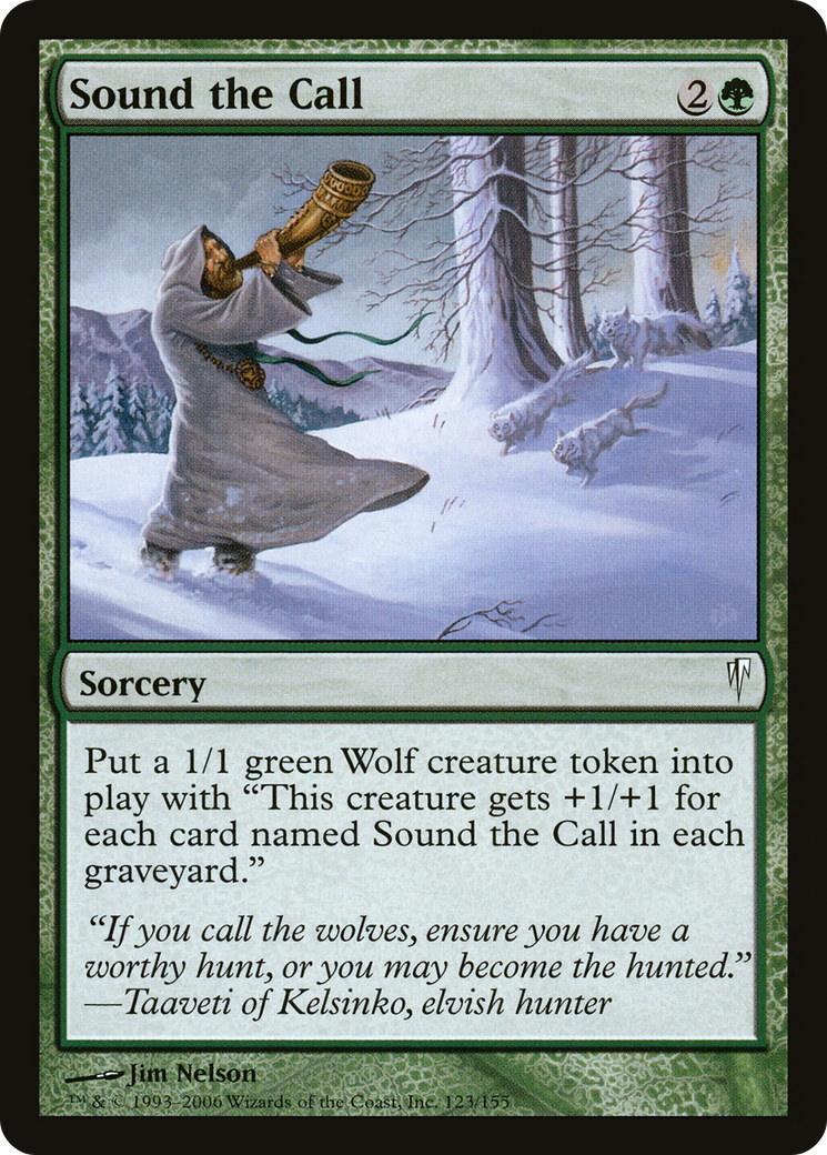 Sound the Call (CSP-123) - Coldsnap Foil