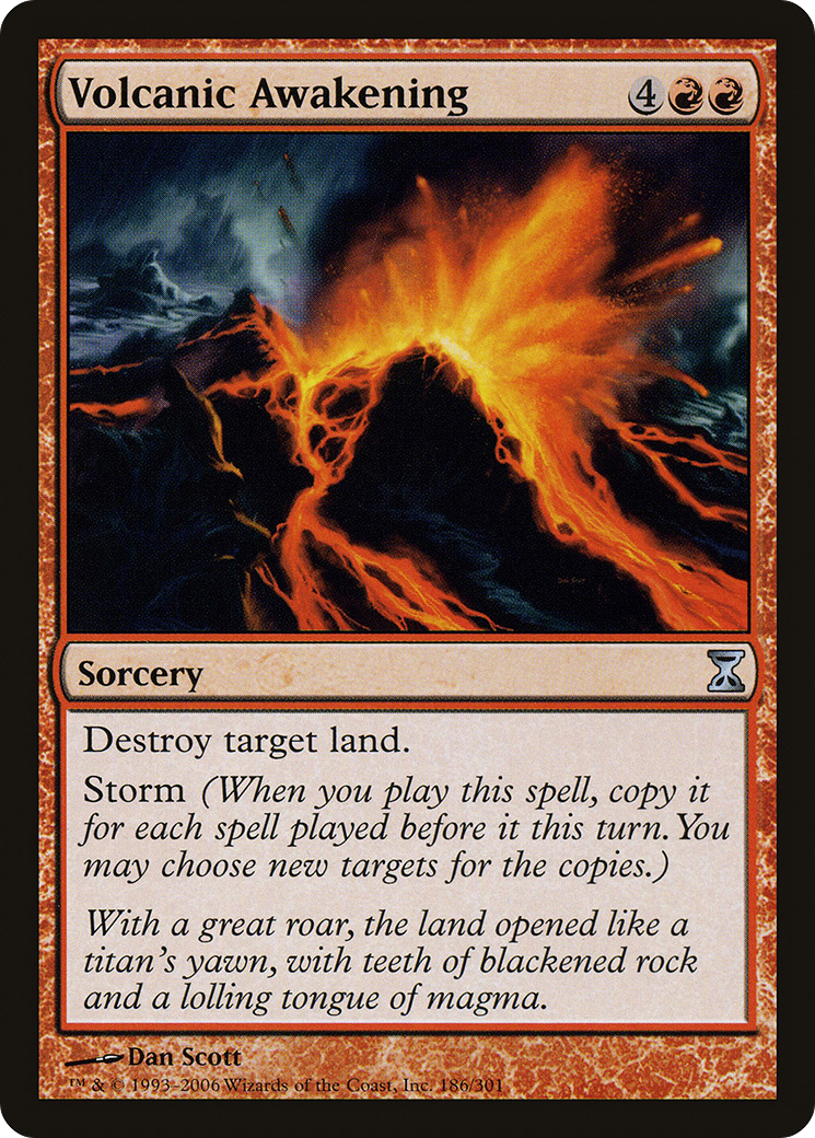 Volcanic Awakening (TSP-186) - Time Spiral Foil