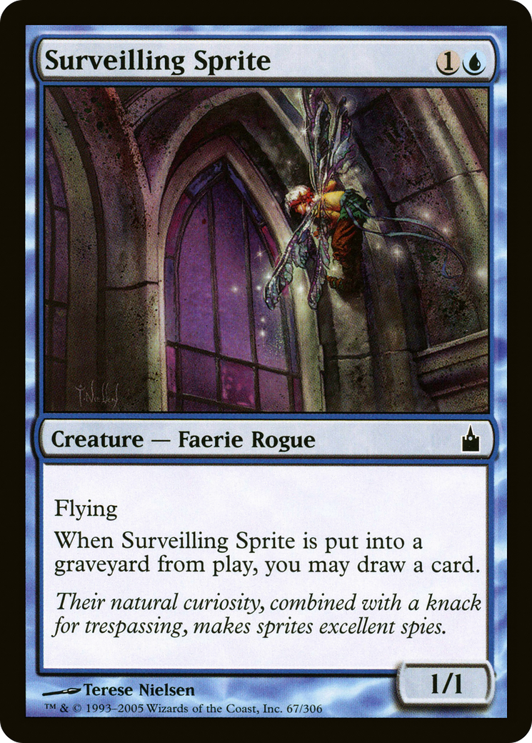 Surveilling Sprite (RAV-067) - Ravnica: City of Guilds Foil