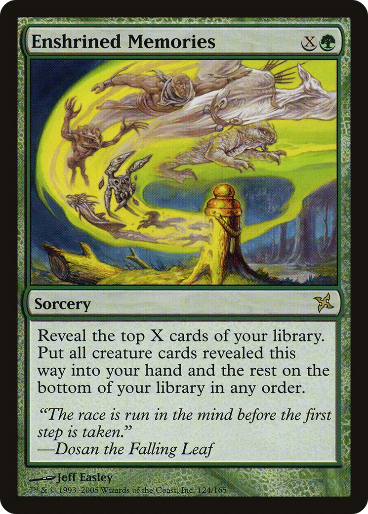 Enshrined Memories (BOK-124) - Betrayers of Kamigawa Foil
