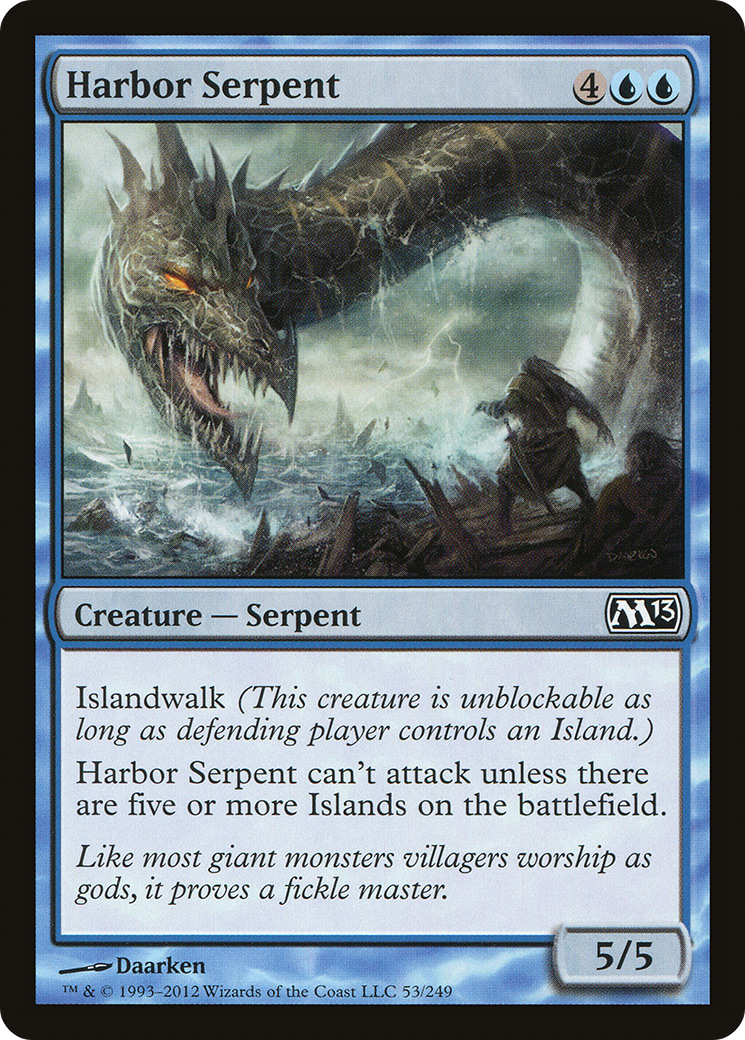 Harbor Serpent (M13-053) - Magic 2013