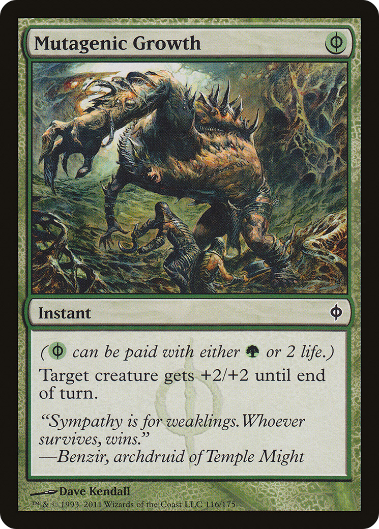 Mutagenic Growth (NPH-116) - New Phyrexia Foil