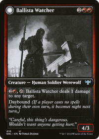 Ballista Watcher (DBL-410) - Innistrad: Double Feature: (Double Faced Transform) Foil