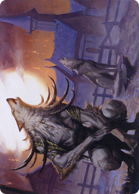 Lord of the Ulvenwald // Lord of the Ulvenwald (AMID-064) - Midnight Hunt Art Series (Borderless) Foil