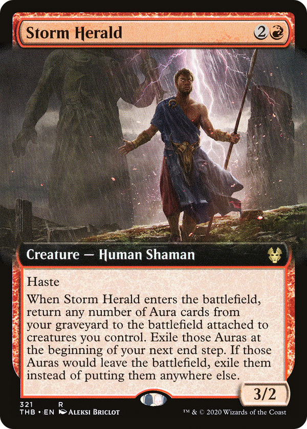 Storm Herald (Extended Art) (THB-321) - Theros Beyond Death: (Extended Art) Foil