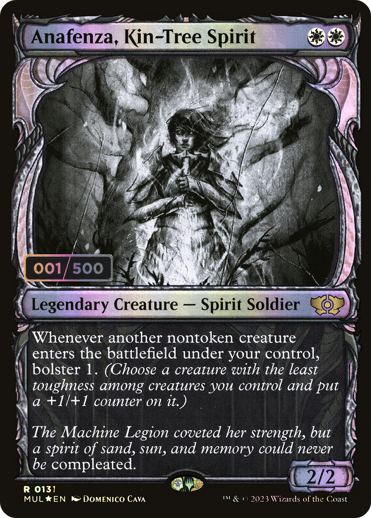 Anafenza, Kin-Tree Spirit (Serial Numbered) (MUL-131) - Multiverse Legends: (Showcase) Foil