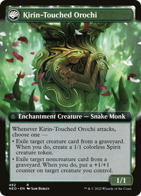 Teachings of the Kirin (Extended Art) (NEO-482) - Kamigawa: Neon Dynasty: (Extended Art, fandfc, enchantment) Foil