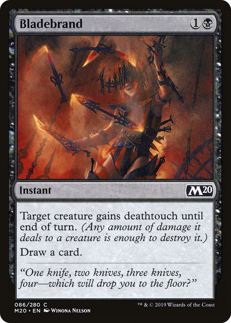 Bladebrand (M20-086) - Core Set 2020 Foil